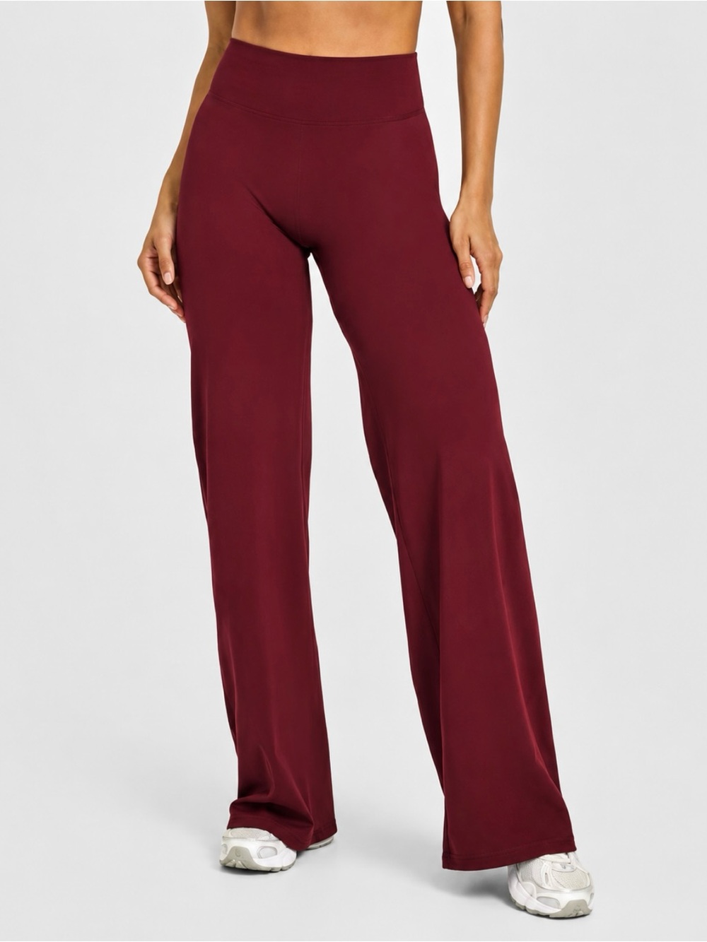 SOFTMOTION STRAIGHT LEG PANTS WITH WHITE LOGO Light Rosewood - Small Long